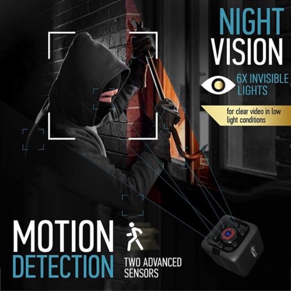 Mini Spy Camera 1080P Hidden Camera - Portable Small HD Nanny Camera - Picture 7 of 8